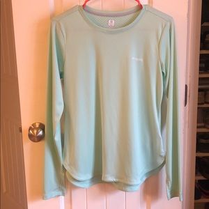 Columbia PFG women’s long sleeve shirt in mint